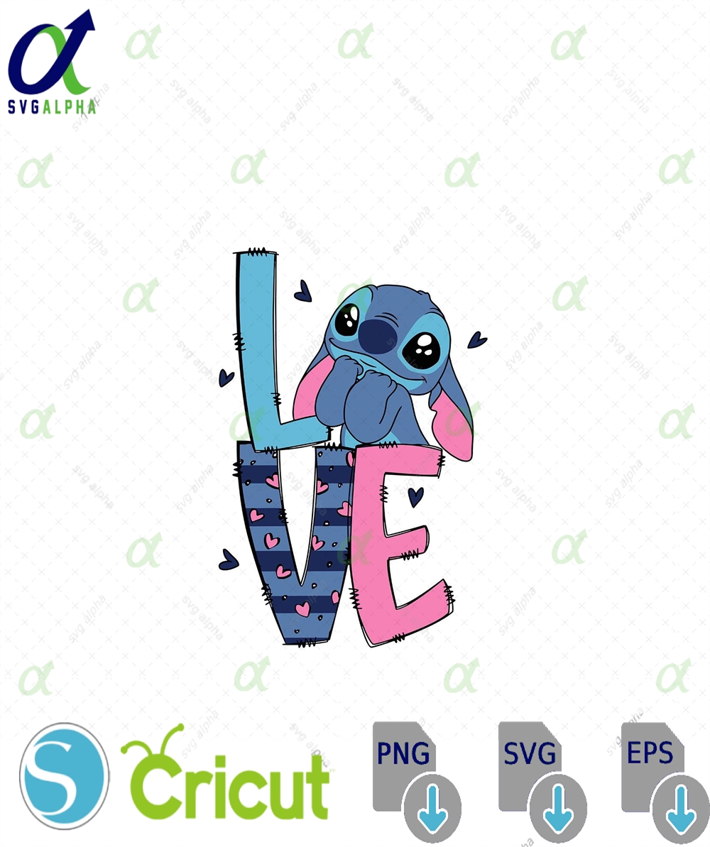Stitch Mother S Day Png Valentines Love Design Digital File Svg Gift