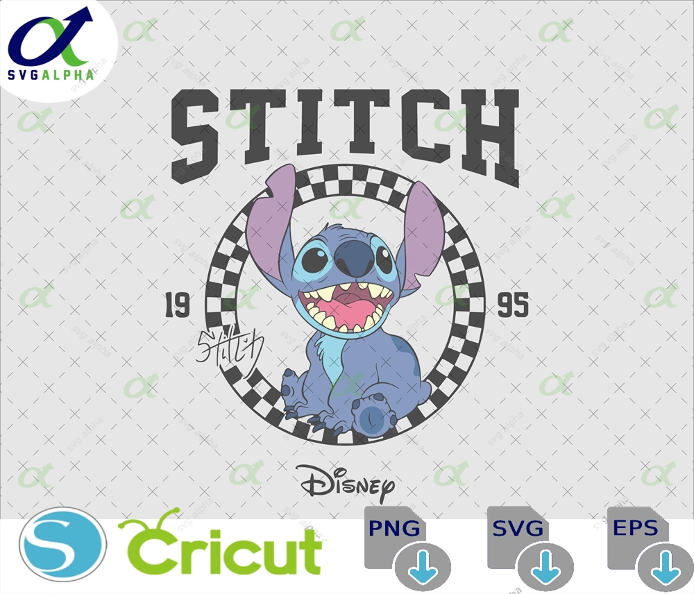 Stitch Ohana Family Png Svg Funny Character Digital File