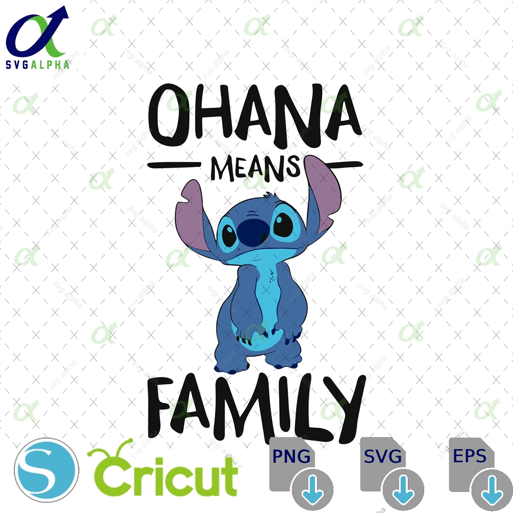 Stitch Ohana Svg Png Family Vacation Design - Cricut Ready