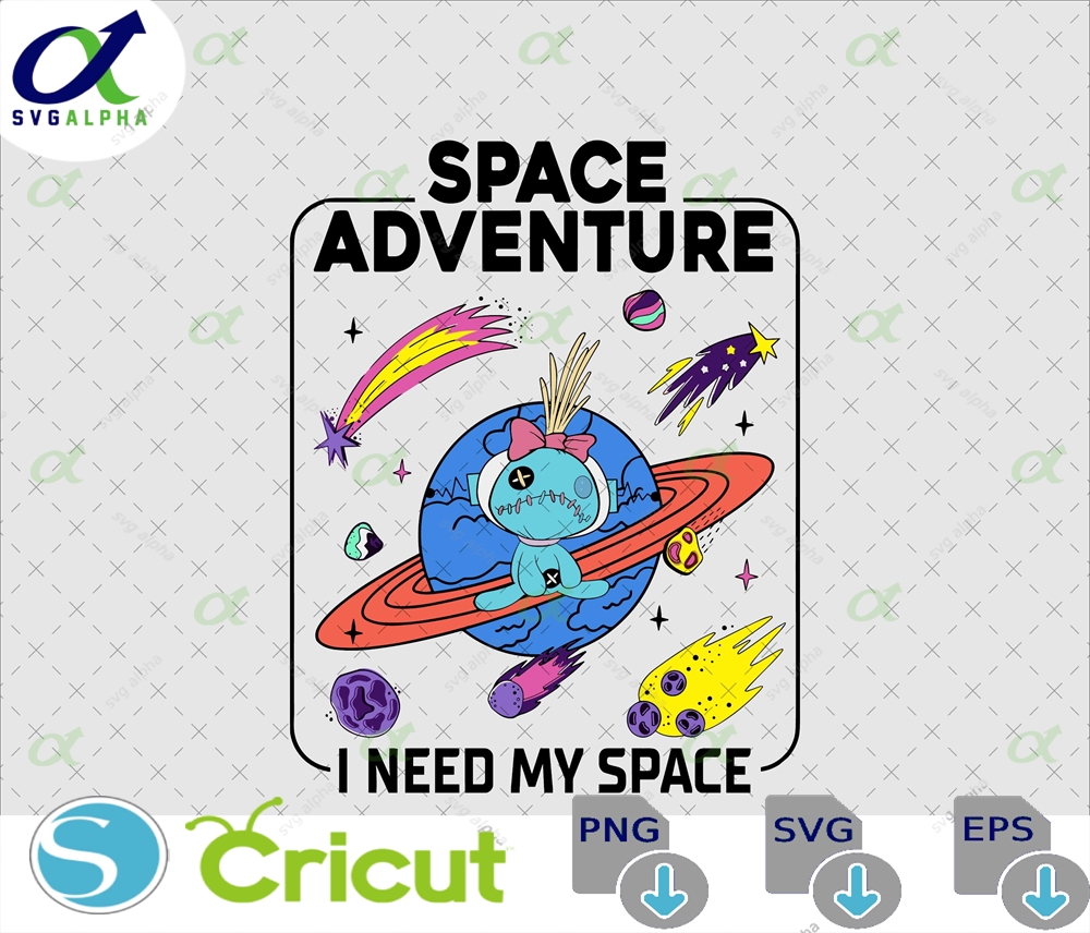 Stitch Space Adventure Svg Png Family Trip Design Digital File