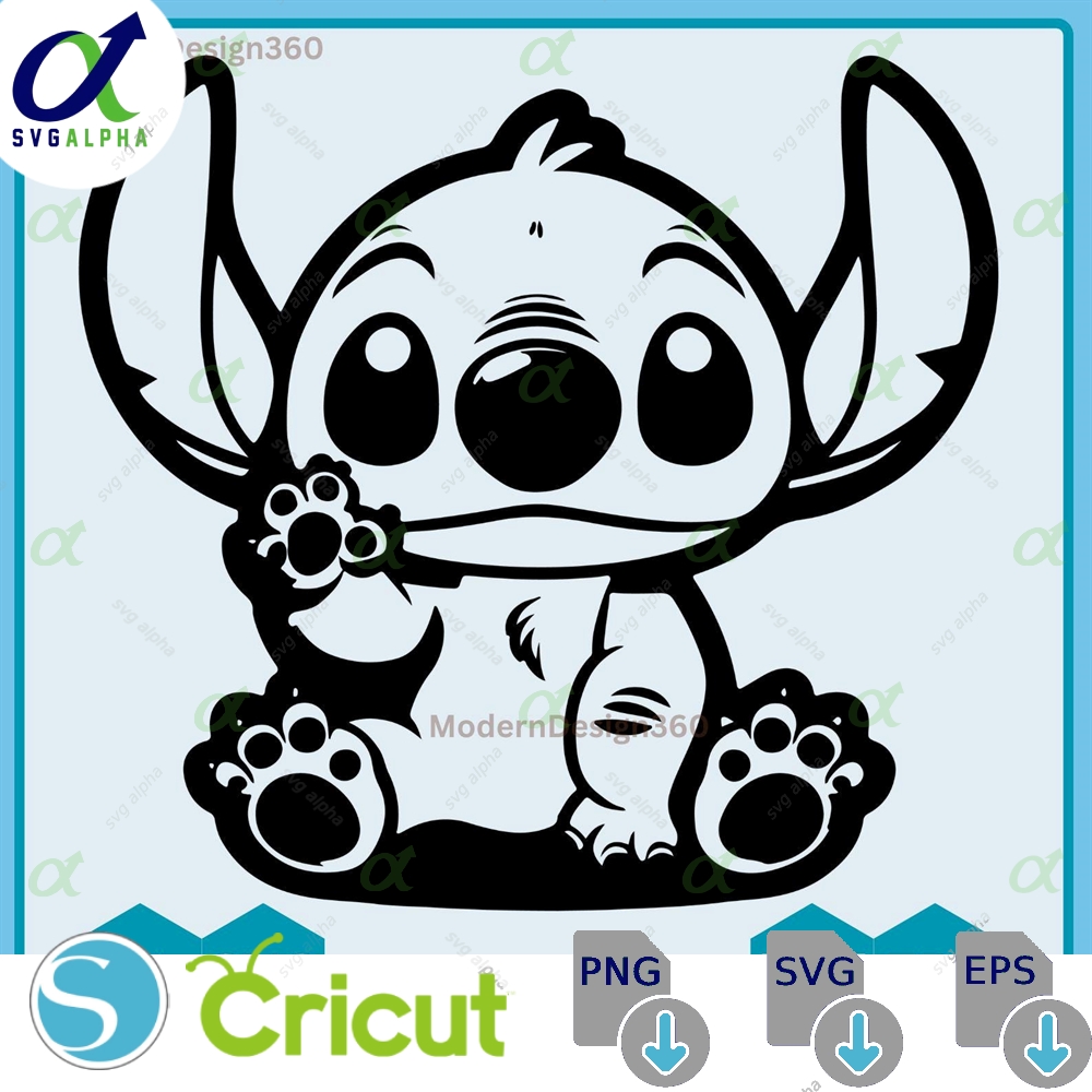 Stitch Svg Family Ohana Means Cricut Cut File Digital Download Dxf Eps Ai Png