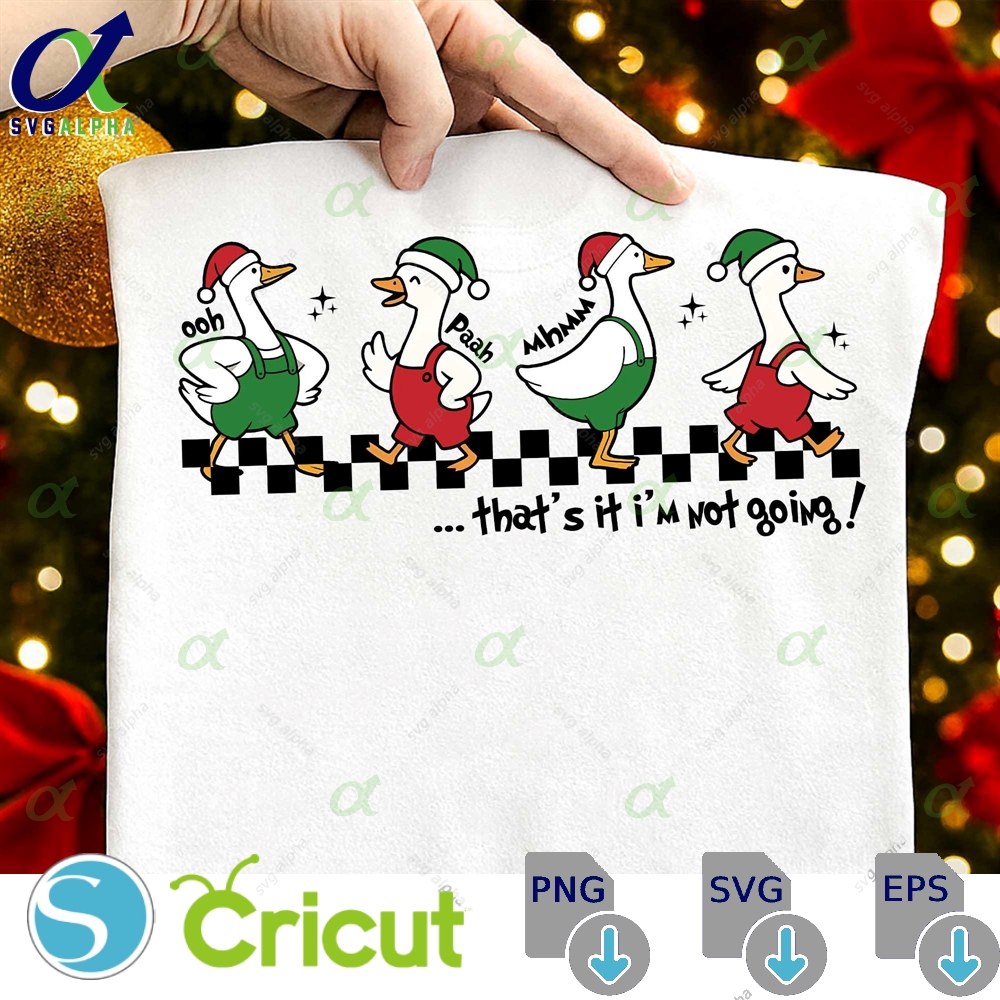 Merry Goosemas Png Goose Christmas Movies Png Green Guy Png Merry Xmas Characters Retro Funny Santa Goose Png Shirt Sublimation Design