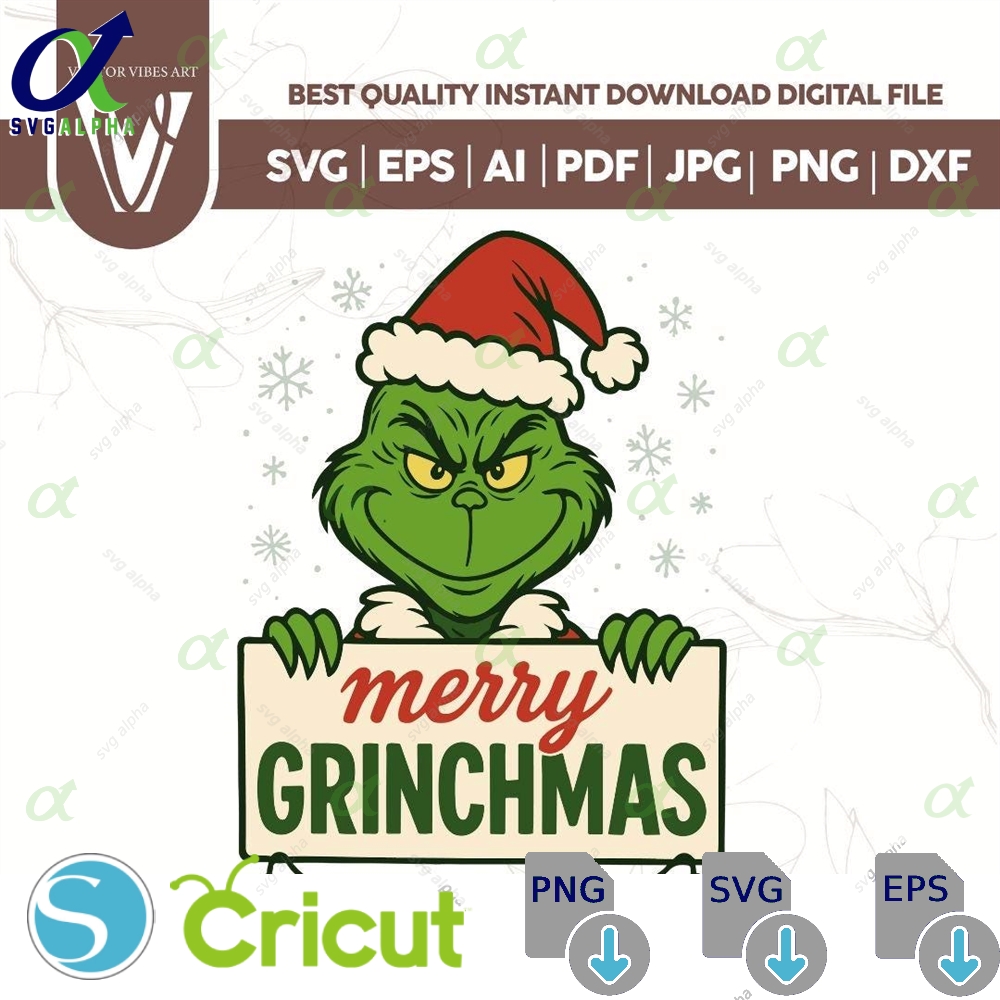 Merry Grinchmas Svgchristmas Holiday Svg Pnggrinch Svgcindy Lousanta Grinch Pnggrinchmas Svggrinch Quotes Svgcut Files For Cricut